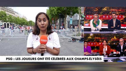 PSG : les joueurs ont célébré sur les Champs-Elysées
