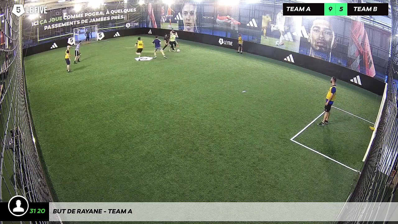 But de Rayane - Team A