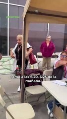 Madrugan ciudadanos de la Zona Este para emitir su voto.