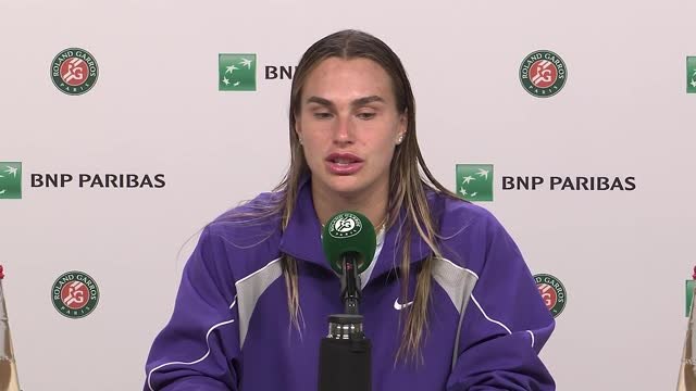 Roland-Garros - Sabalenka : “Je n’ai plus ces doutes que je ne peux pas jouer sur terre battue”