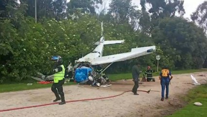Este es el estado de los heridos tras la caída de una avioneta entre Chía y Cajicá