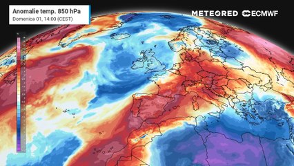 In arrivo temperature di diversi gradi sopra media