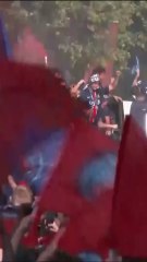 La celebración del PSG como campeón de Champions