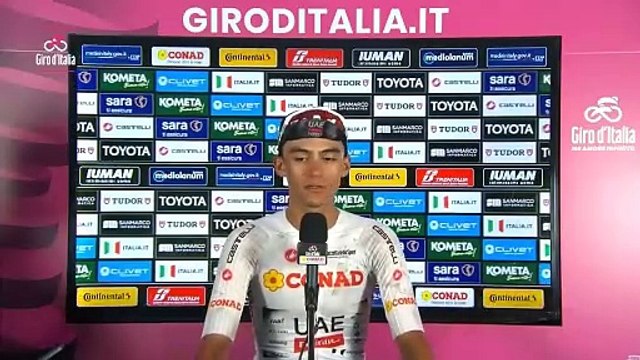 Cycling - Giro d'Italia 2025 - Isaac Del Toro : I can be proud about my race, I'll come back hungry for more