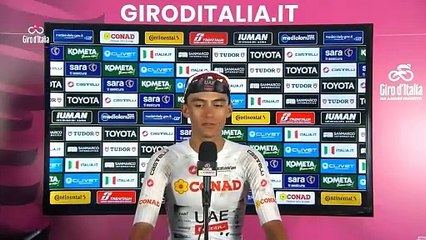 Cycling - Giro d'Italia 2025 - Isaac Del Toro : "I can be proud about my race, I'll come back hungry for more"