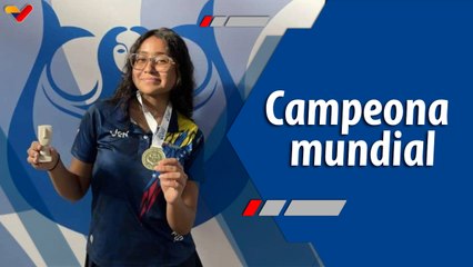 Deportes VTV | Isabella Zapata campeona mundial de apnea juvenil