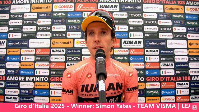 Cycling - Giro d'Italia 2025 - Simon Yates : A defining moment in my career, nothing comes close to this