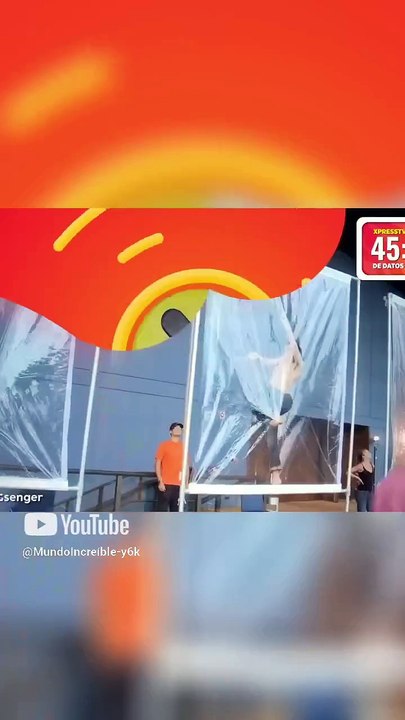 ¡Envolviendo el arte en plástico!#curiosidades