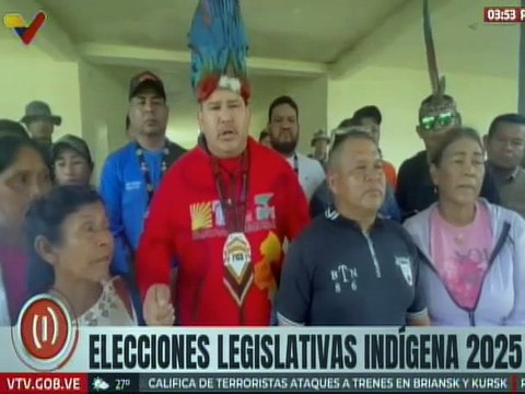 Pueblos originarios de la Guayana Esequiba participan en las elecciones legislativas 2025