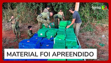 Polícia Federal encontra 8,5 toneladas de maconha escondidas em matagal no Paraná