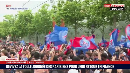 De Roissy au Parc des Princes : le résumé de la journée du PSG et de ses supporters - Foot - Ligue des champions