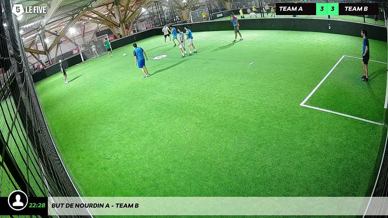 But de Nourdin A - Team B