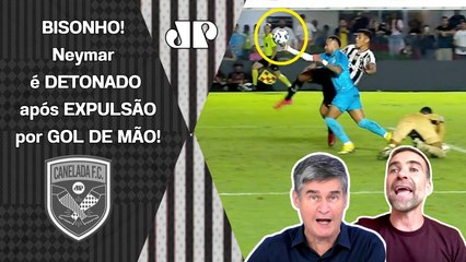 "Essa EXPULSÃO DO NEYMAR foi PATÉTICA!!! RIDÍCULA! QUE VEXAME!!!" GOL DE MÃO em Santos x Botafogo!