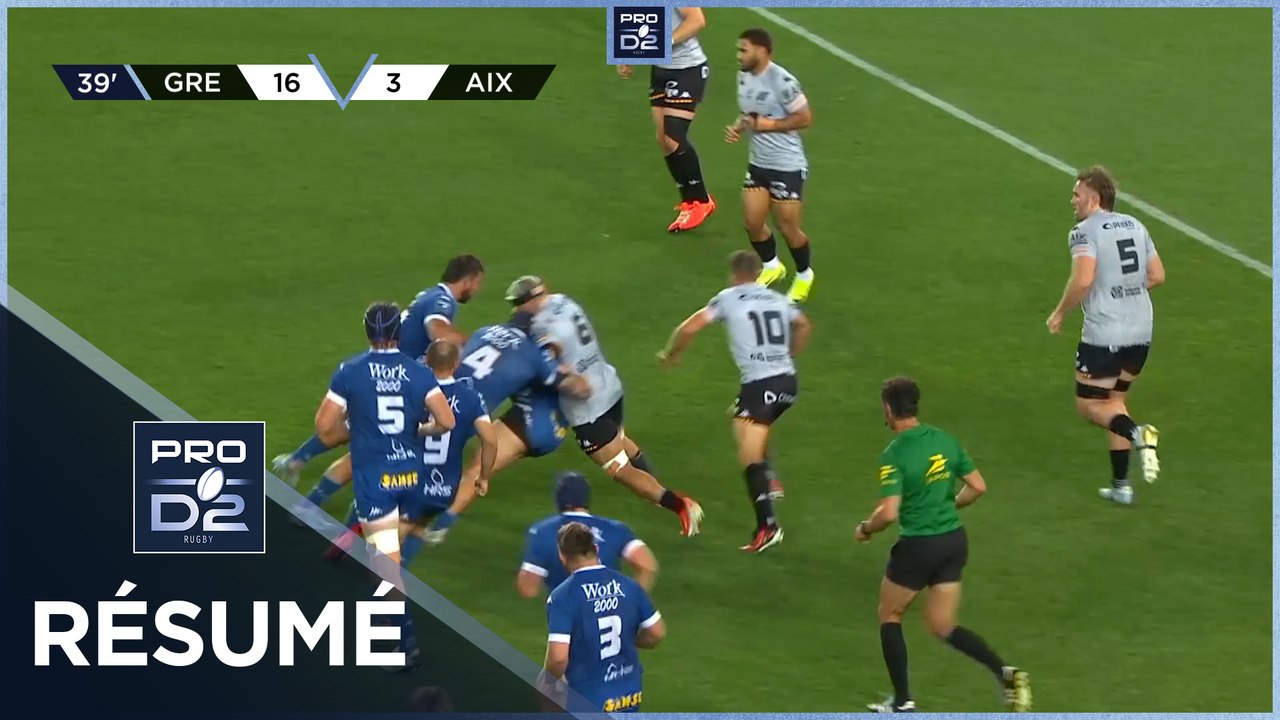 PRO D2 Saison 2024-2025 - Demi-finales - Résumé FC Grenoble Rugby - Provence Rugby