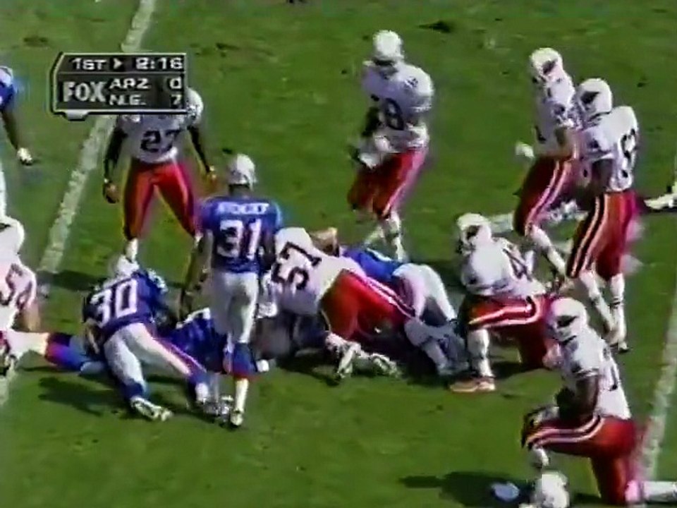 Arizona Cardinals at New England Patriots - 1.Half ( 1996 Week 03 )