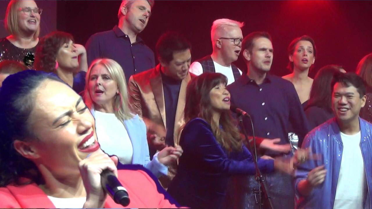 Vivid Sydney 2025 Part 6 Vivid Sings 1-2, Endeavour Harmony Chorus, Soul Food, Southern Brothers,Sydney Street Choir, Angelina Thompson, Nathan Foley, Tumbalong Park, 31 May 25