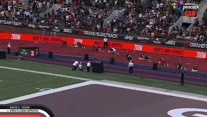 Alexander Ogando brilla en Filadelfia con victoria en los 200m y premio de US$50,000