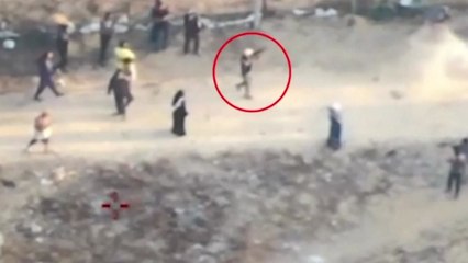 이스라엘 "괴한이 가자 주민 구호품 약탈하려 총격"...영상 공개 / YTN