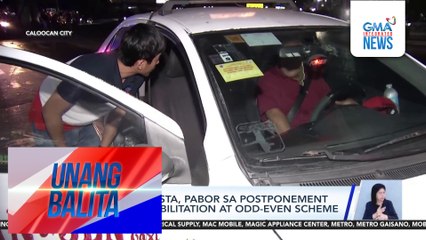 Ilang motorista, pabor sa postponement ng EDSA rehabilitation at odd-even scheme | Unang Balita