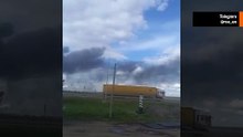 動画：ロシア・イルクーツク地域でトラックから発進するドローンを目撃