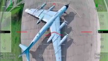 Explosie op Russische luchtmachtbasis: Beelden tonen precieze drone-aanval uitgevoerd door de SBU