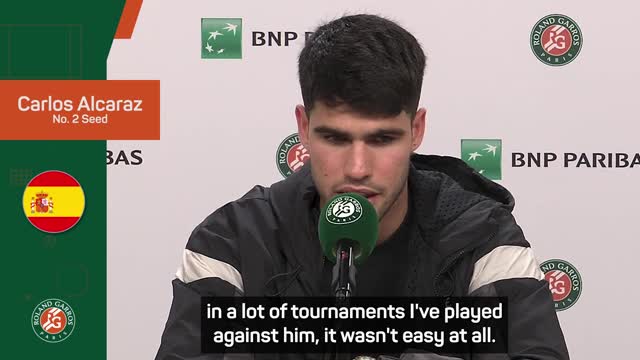 'Going to be a good quarter-final' - Alcaraz on French Open clash with Tommy Paul