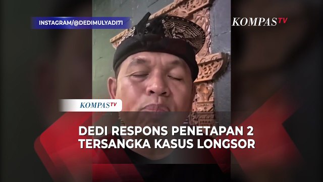 Respons Dedi Mulyadi usai 2 Orang Jadi Tersangka Kasus Longsor Tambang Gunung Kuda di Cirebon