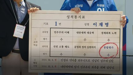이재명 성적표 / 노무현 오마주/ 배우자 유세 동선 [앵커리포트] / YTN
