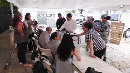 Felicitan a primera casilla que entregó paquetes electorales