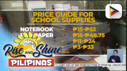DTI, nag-inspeksyon sa mga ibinebentang school supplies sa Divisoria