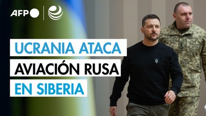Ucrania reivindica ofensiva contra aviación rusa hasta Siberia