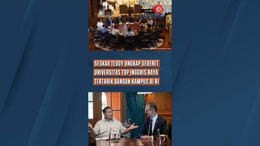 Seskab Teddy Ungkap Sederet Universitas Top Inggris Raya Tertarik Bangun Kampus di RI