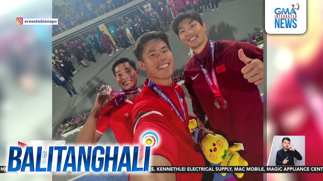 EJ Obiena, pole vault champion ulit sa 2025 Asian Athletics Championships | Balitanghali