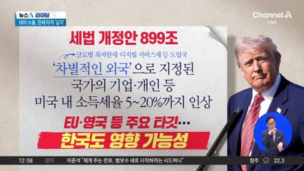 트럼프, ‘복수세’까지 추진…월가 긴장