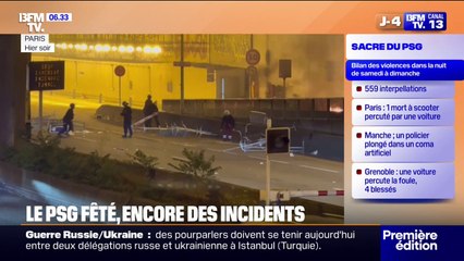 Plus de 500 personnes interpellées lors des célébrations du titre du PSG