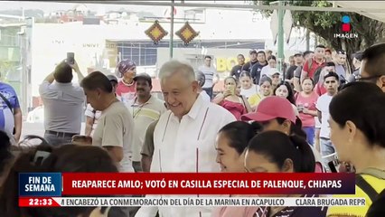 López Obrador reaparece para votar en la elección judicial