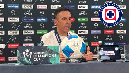 Vicente Sánchez se valora muy alto tras el campeonato de Cruz Azul en Concachampions "Los números hablan"