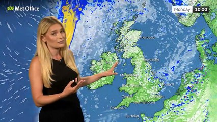 Met Office Monday Morning Weather Forecast 02/06/2025