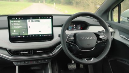 2025 Skoda Elroq Interior Design in Timiano Green