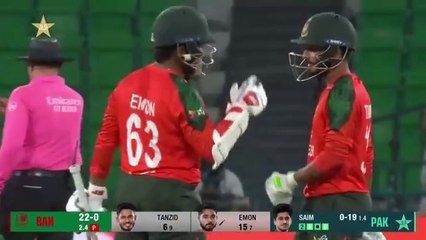 Parvez Hossain Emon’s Explosive 66 Runs  Pakistan vs Bangladesh  3rd T20I, 2025  PCB