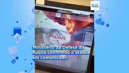 Ucrânia abateu mais de 40 bombardeiros estratégicos russos num ataque maciço com drones