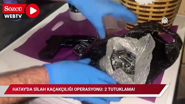Hatay'da silah kaçakçılığı operasyonu: 2 tutuklama!