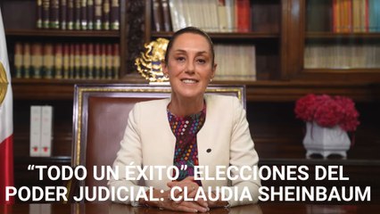 Elección judicial “todo un éxito”; votaron casi 13 millones: Sheinbaum