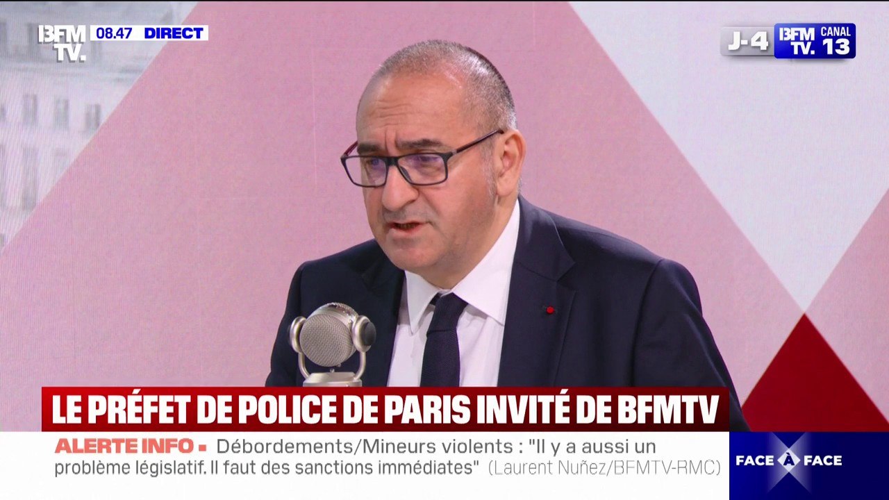 "Des jeunes qui viennent de petite et de grande couronne voire de Paris, qui viennent pour piller": Laurent Nuñez dresse le profil des casseurs