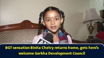 BGT sensation Binita Chetry returns home, gets hero’s welcome Gorkha Development Council