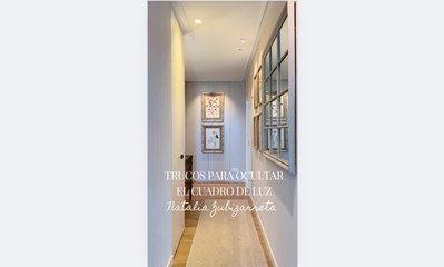 Trucos para ocultar el cuadro de luz (Natalia Zubizarreta)