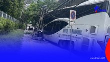 คนขับขับรถบัสนักศึกษา ยอมพูดแล้ว สาเหตุพุ่งชนเสาไฟฟ้า เจ็บเพียบ