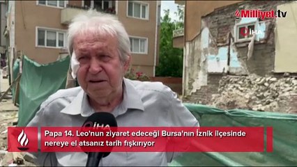 Kraliçe'nin sarayına mı ait? Papa’nın ziyareti öncesi İznik’te büyük hazine