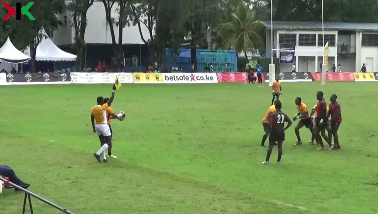 In 7s rugby, one error is enough to cost you the whole game. Agaustine Owino pounces on an opportunity from a bad lineout in the 2022 Driftwood7s.