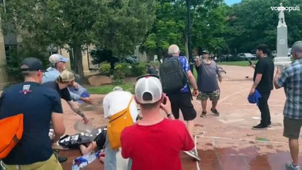 Ataque con lanzallamas a judíos que se manifestaban en EEUU por la libertad de los rehenes